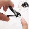 1PC Black Stainless Steel Nail Clipper Nail Cutting Machine Professional Nail Trimmer Toe Nail Clipper Tool TSLM2 view 4