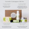 Victoria's Lavender Natural Body Products Gift Set - Handmade Soap, Hand & Body Lotion, Lip Balm, Made in the USA Body Candle Skin Care Set & Kits, Bath & Body Products for Women, Lavender Lemongrass view 2