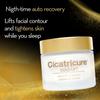 Cicatricure Gold Lift Anti-Aging Night Cream for Face, with Peptides, Calcium, and Silicon, offering a lifting effect, nourishment, and facial contour, 3-Pack view 3