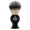 Kent BLK4S Shaving Brush with Ultra-Soft Silvertext Synthetic Bristles and Black Resin Handle to use with Shave Cream or Soap for a Perfect Lather. Luxury Shaving Since 1777, Made in England view 1