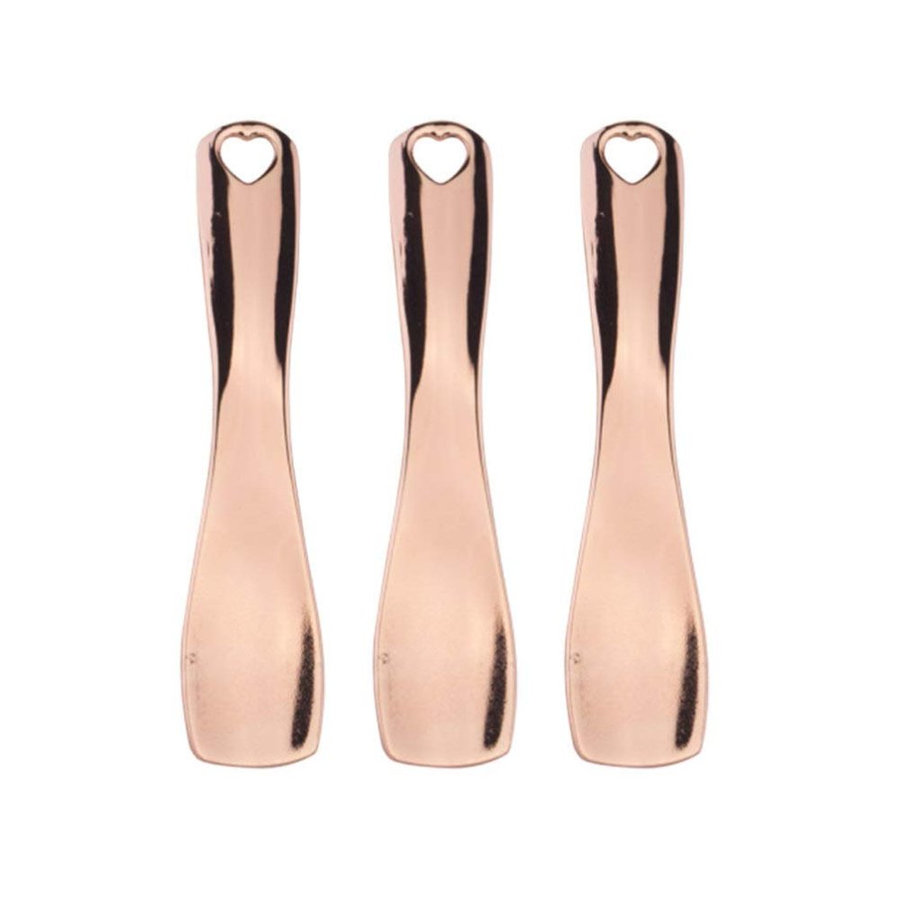3pcs Zinc Cream Spoon Makeup Spoon Eye Massage Tool Eye Spoon