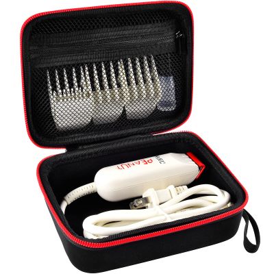 ALLPRIMO Case Compatible with Wahl Professional Peanut Classic Clipper Trimmer #8685 8655 8655-200 8633 8081 8035. Hair Clipper Organizer Holder for Attachment Comb, Oil,Blade Guard(Box Only)-Black
