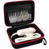 ALLPRIMO Case Compatible with Wahl Professional Peanut Classic Clipper Trimmer #8685 8655 8655-200 8633 8081 8035. Hair Clipper Organizer Holder for Attachment Comb, Oil,Blade Guard(Box Only)-Black view 1