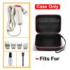 ALLPRIMO Case Compatible with Wahl Professional Peanut Classic Clipper Trimmer #8685 8655 8655-200 8633 8081 8035. Hair Clipper Organizer Holder for Attachment Comb, Oil,Blade Guard(Box Only)-Black view 2