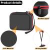 ALLPRIMO Case Compatible with Wahl Professional Peanut Classic Clipper Trimmer #8685 8655 8655-200 8633 8081 8035. Hair Clipper Organizer Holder for Attachment Comb, Oil,Blade Guard(Box Only)-Black view 3