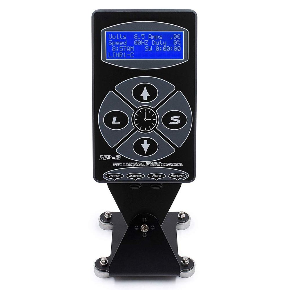 BestParts HURRICANE HP-2 Dual Intelligent Digital LCD Rotary Tattoo Power Supply Kit with Cord Fits for All Tattoo Machine Supplies