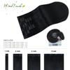 WindTouch Clip in Hair Extensions Real Human Hair 75g 22inch #1 Jet Black Hair Extensions for Women 7PCS view 3