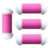 1 Set 4Pcs Foot Accessories Rechargeable Foot File Refills Regular coarse Replacement e Tool Electronic Foot File Head Shaver Remover Machine Head Plastic Roller Spa view 1