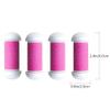 1 Set 4Pcs Foot Accessories Rechargeable Foot File Refills Regular coarse Replacement e Tool Electronic Foot File Head Shaver Remover Machine Head Plastic Roller Spa view 3