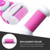 1 Set 4Pcs Foot Accessories Rechargeable Foot File Refills Regular coarse Replacement e Tool Electronic Foot File Head Shaver Remover Machine Head Plastic Roller Spa view 4