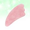 EXCEART Natural Jade Gua Massage Tool Pink Crystal Scrapping Massager for Safe and Durable for Relaxation and Skin Care Convenient Spoon Shape Design view 4