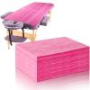 20 Pieces Disposable Bed Sheets Bed Cover Spa Massage Table Sheet Waterproof Bed Cover Flat Sheets Non-woven Fabric, 31 x 71 Inches (Pink) view 1