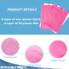 20 Pieces Disposable Bed Sheets Bed Cover Spa Massage Table Sheet Waterproof Bed Cover Flat Sheets Non-woven Fabric, 31 x 71 Inches (Pink) view 2