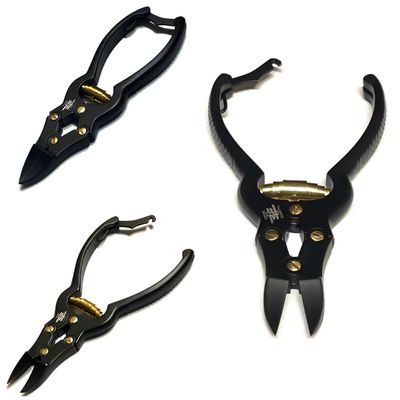 Professional Heavy-Duty Moon Shape Podiatry Ingrown Toe Nail Splitter Clipper Chiropody Thick Nail Cutter Nipper Black and Gold Used for Manicure and Pedicure