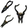 Professional Heavy-Duty Moon Shape Podiatry Ingrown Toe Nail Splitter Clipper Chiropody Thick Nail Cutter Nipper Black and Gold Used for Manicure and Pedicure view 1