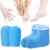 204 Piece Paraffin Wax Bath Set Paraffin Wax Mitts with Bath Liners Gloves and Booties, Plastic Bags Hand Mitts Terry Cloth Booties Foot Mitt view 1