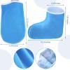 204 Piece Paraffin Wax Bath Set Paraffin Wax Mitts with Bath Liners Gloves and Booties, Plastic Bags Hand Mitts Terry Cloth Booties Foot Mitt view 3