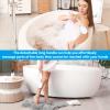 Agatige Lotion Applicator for Back, Back Bath Massager Long Handled Lotion Applicator Shower Brush for Body Back and Leg Bath Massaging Tool view 3