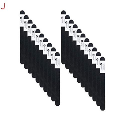 20 PACK Studio 35 Beauty Black Salon Board (100/180 Grit)