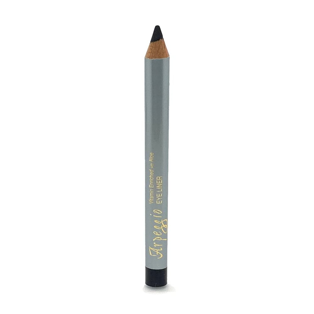 APM Wood Eyeliner Pencil Water Resistant and Long Lasting Professional Use Eye Makeup in 12 Shades Glides easy and hydrates with aloe enriched formula Made in Germany (Black)