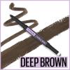 Maybelline New York Maybelline Express Brow 2-in-1 Pencil and Powder, Deep Brown, 0.02 Fl. Ounce, 260 Deep Brown, 0.02 fluid_ounces (Pack of 2) view 2