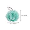 4pcs Gradient Bath Ball Shower Ball Cleaning Scrubber Bathing Skin Men Loofah Body Exfoliating Bathing Ball Foaming Balls Bathtub Men and Soft or Foam Ball view 2