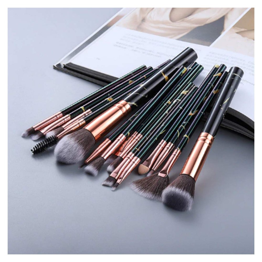 8 15Pcs Makeup Brushes Tool Set Cosmetic Powder Eye Shadow Foundation Blush Blending Beauty Make Up Brush Maquiagem