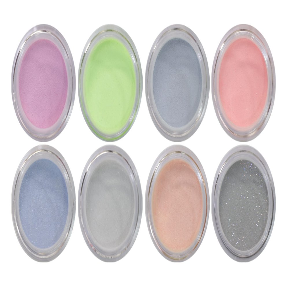 Acrylic Powder Set MOOD COLLECTION, 8 Colors Acrylic Nail Powder Set with Temperature Change for Acrylic Nail Extension Carving, 1/8 Oz Each One.