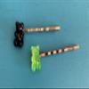 Colorful Gummy Bear Hair Pin Bobbies - Gummi Candy Rainbow Hair Pins Bobby Pins Set of 2 view 2
