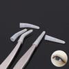 100 Pcs Clear Tweezer Point Protectors Cap Tweezer Tip Protective Covers Stopper view 4