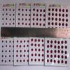 ATCUSA Bindi 240 Count Maroon & MultiSize Indian Daily Use Forehead Bindi Round Dot Tattoo Body Art Sticker craft decor belly velvet body jewelry face jewels (Maroon) view 3