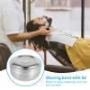 Agatige Shaving Bowl with Lid, Stainless Steel Shaving Soap Cream Bowl Shave Mug Container Face Cleaning Care Shave Tool for Men Wet Shave view 2