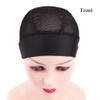 Ecojunmi 2pcs Crochet Braid Headband Wig Cap With 6pcs Free Wig Combs, Black Big Hole Wig Caps For Making Wigs, Crochet Wig Cap With Turban Headwrap view 2