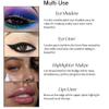 ASCOKA 10 Color Eyeliner Pencil Set, Glitter Blue, Pearl Eye & Lip Liner, Waterproof Metallic Finish view 3