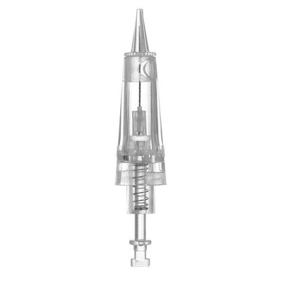 50pcs Permanent Makeup Cartridge Needles Disposable Permanent Makeup Tattoo Needles for Cordless Machine for Ombre Powder Brows Microblading (7FP)