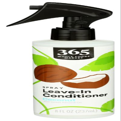 365 by Whole Foods Market, Leave-In Conditioner Spray with Sweet Almond Oil, Coconut Scent, 8 Fl Oz