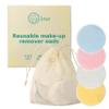 KIWI ECO BOX Reusable Makeup Remover Pads (15 Pack) With Washable Laundry Bag | Eco-Friendly Reusable Cotton Rounds For Toner view 4