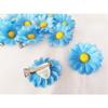 12pcs Womens Sweet Blue Daisy Hair Clips Mini Sun Flower Hairpins for Bridesmaid Wedding Hair Accessory view 2