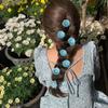 12pcs Womens Sweet Blue Daisy Hair Clips Mini Sun Flower Hairpins for Bridesmaid Wedding Hair Accessory view 3