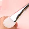 MIPPER Double-Head Makeup Brush Soft Bristle/Silicone Face Mask Brush with Spoon DIY Mud Mask Stirring Cosmetic Mixing Tool (2pcs,style C) view 3