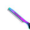 Professional Hair Styling Thinning Texturizing Cutting Feather Razor + 10 Replacement Blades Stainless Steel Rainbow Color view 4