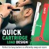 Tomb 45 Triple Cartridge Razor Holder | Disposable Razor Safety Handle For Barbers | 100% Metal Grip & 3 Adjustable Blade Exposure Options For Shaving | Men's Straight Edge Razors Manual Shaver (Red) view 4