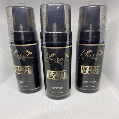 Kenizee Hair Collection LACE TINT MOUSSE, Lt brown, 6.8 Ounce