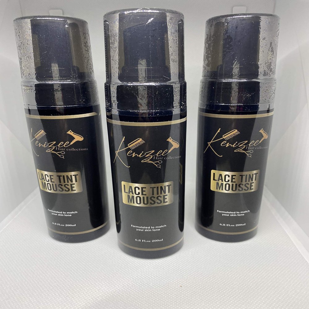 Kenizee Hair Collection LACE TINT MOUSSE, Lt brown, 6.8 Ounce