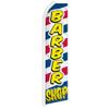Infinity Republic Barber Shop Letters Swooper Flag, Independence Day, 138x30 inches, Durable view 1