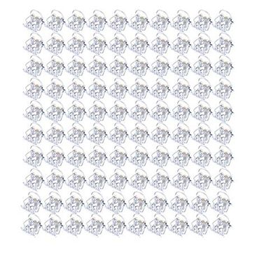 100 Pieces-Pack Mini Hair Claw Clips Plastic Claws Pins Clamps Small Jaw for Girls and Women Gifts(1.0cm clear)