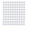 100 Pieces-Pack Mini Hair Claw Clips Plastic Claws Pins Clamps Small Jaw for Girls and Women Gifts(1.0cm clear) view 1