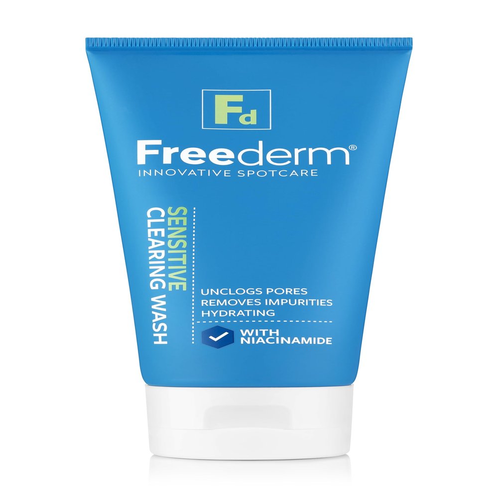 FREEDERM Sensitive Clearing Face Wash with Niacinamide, 150ml