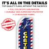 Cortes De Pelo Swooper Advertising Flag - Perfect for Beauty Supply Stores, Salons, Barber Shops, Nail Salons view 4