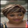 Nicelatus Short Black Wigs with Omber Blonde Bangs Short Synthetic wigs for Black Women African American Short Haircuts view 1